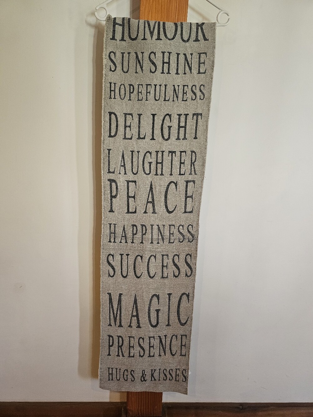 Urban Barn Inspirational Table Runner